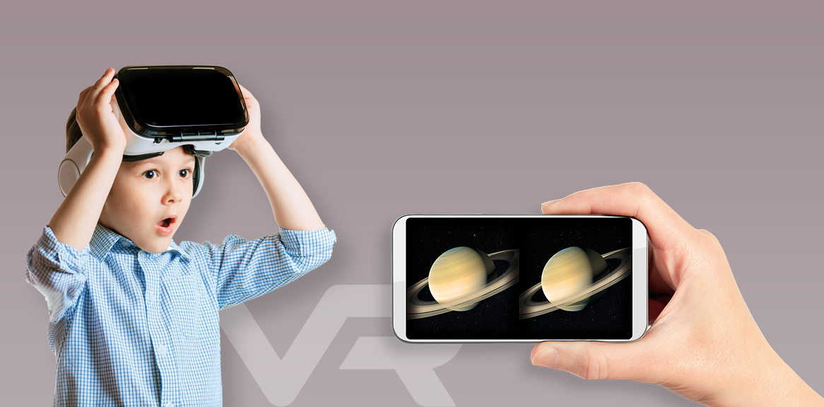 Virtual reality in 3D scenes