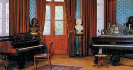 ห้องวาดภาพที่พิพิธภัณฑ์และศูนย์วิจัยอนุสรณ์ Liszt Ferenc