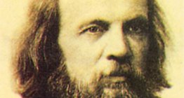 ดมีตรี เมนเดเลเยฟ นักเคมีชาวรัสเซีย (ค.ศ. 1834-1907)