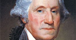 จอร์จ วอชิงตัน (ค.ศ. 1732–1799) ประธานาธิบดีคนที่ 1 แห่งสหรัฐอเมริกา