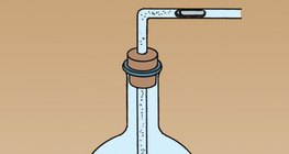 แสดงให้เห็นถึงการขยายตัวทางความร้อนของก๊าซ