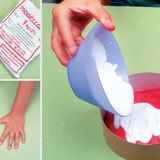 การสร้างมือจากปูนปลาสเตอร์