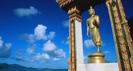 พระพุทธรูปบนเกาะสมุย