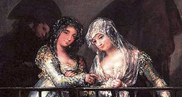 ฟรันซิสโก โกยา: Majas บนระเบียง (ค.ศ.​ 1810-1815, อิมเพรสชั่นนิสม์)