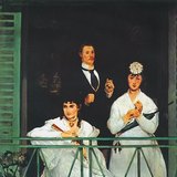 อดัวร์ มาแน - ระเบียง (ค.ศ.​ 1868, อิมเพรสชั่นนิสม์)