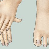มือและเท้าที่ได้รับการดูแลเป็นอย่างดี
