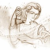 โมเลกุลของก๊าซที่เคลื่อนที่อย่างต่อเนื่อง