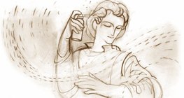 โมเลกุลของก๊าซที่เคลื่อนที่อย่างต่อเนื่อง