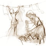 วางเสื้อผ้าเปียกในบริเวณที่อากาศถ่ายเทสะดวกจะทำให้แห้งเร็วขึ้น