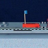 เกวียนของมวลต่าง ๆ เด้งออกไปด้วยสปริง