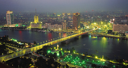 ทิวทัศน์ของกรุงไคโร เมืองหลวงของอียิปต์