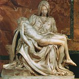 มีเกลันเจโล: Pietà (1498-1499, หินอ่อน)