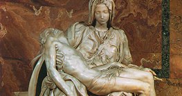 มีเกลันเจโล: Pietà (1498-1499, หินอ่อน)
