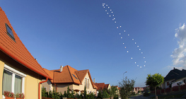 แผนภาพ Analemma แสดงการเคลื่อนที่ที่ชัดเจนของดวงอาทิตย์ในระหว่างหนึ่งปี