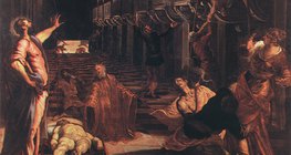 Jacopo Tintoretto - การค้นหาร่างของ St Mark ( ค.ศ. 1562, มารยาท)