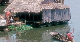 บ้านลอยน้ำในเอเชียตะวันออกเฉียงใต้