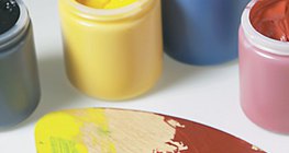 การผสมสีบนจานสี