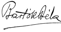 ลายเซ็นของเบลา บาร์ต็อก