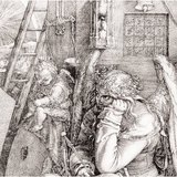 เมเลนโคเลีย ของ Albrecht Dürer ที่นําเสนอจตุรัสเวทมนตร์อันโด่งดัง