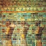 Frieze of Archers จากวังของ Darius the Great (Susa ศตวรรษที่ 5 ก่อนคริสต์ศักราช)