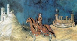 ซิโมเน มาร์ตินิ : ภาพเหมือนนักขี่ม้าของ Guidoriccio da Fogliano (ค.ศ. 1328, ยุคฟื้นฟูศิลปวิทยา)