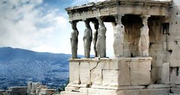 ระเบียง Caryatid แห่ง Erechtheion บนอะโครโพลิส