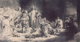แรมบรันต์: เด็กน้อยถูกพามาหาพระเยซู (ค.ศ. 1647-1649, บาร็อค)