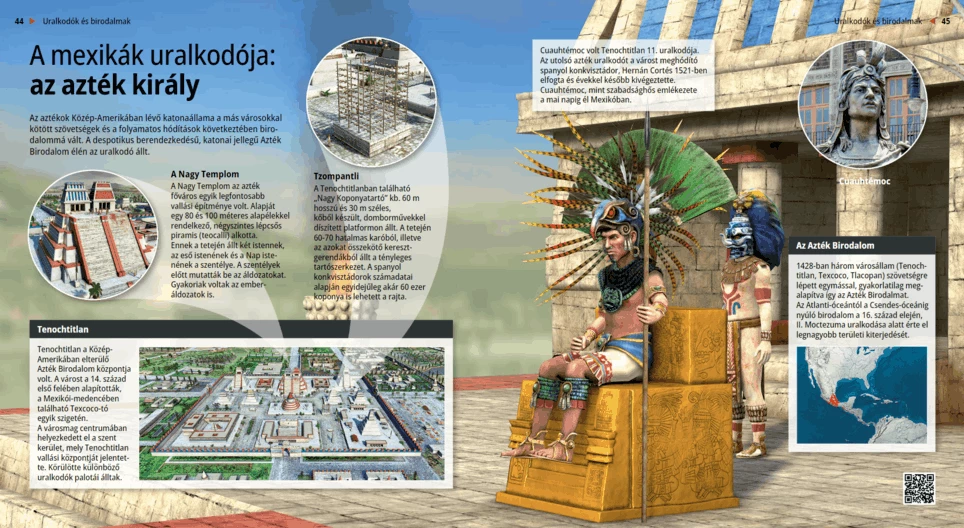 The Aztec king, Ruler of the Mexica