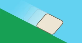 Acceleration of a body sliding down a slope