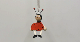 Oscillation of a toy on a spring
