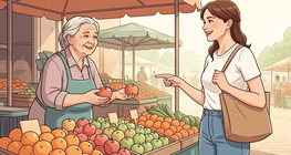 ที่ตลาด