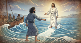 เปโตรเดินบนน้ำ