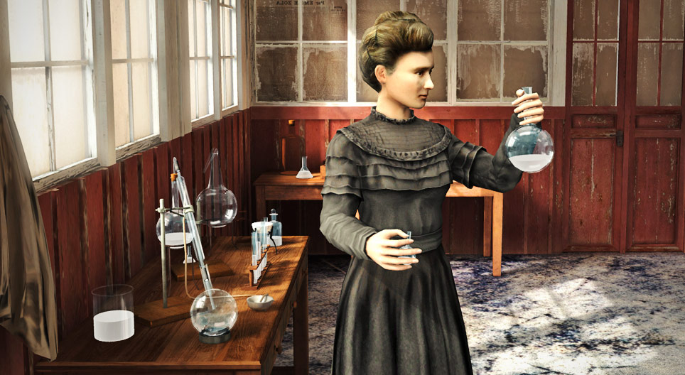 Marie Curie's laboratory