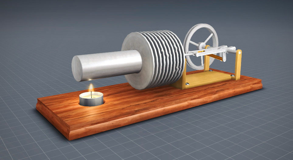Stirling engine - hot-air engine