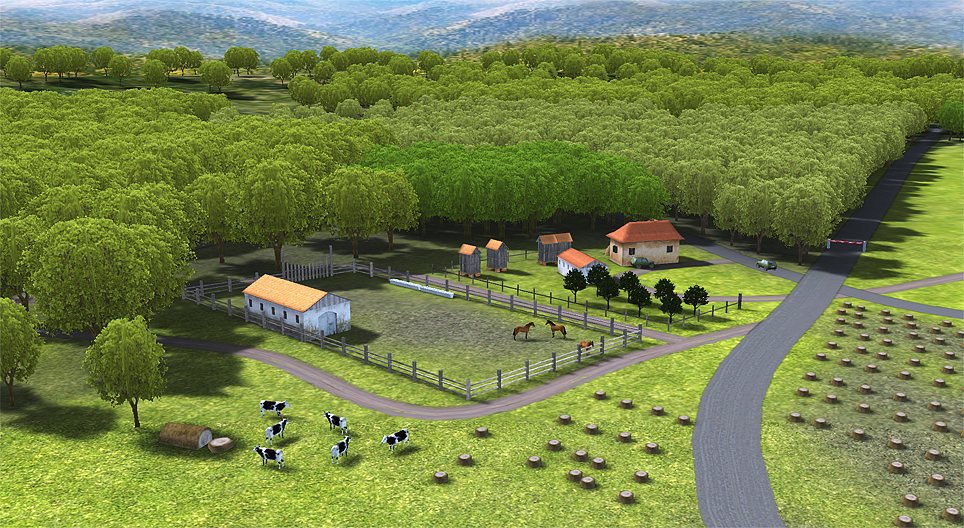 การตั้งถิ่นฐานแบบกระจาย(บ้านป่า)