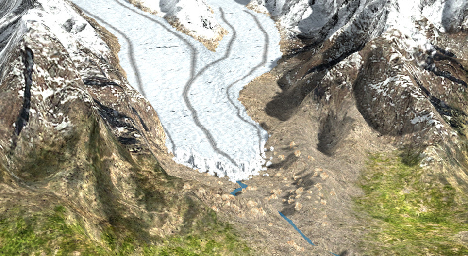 ธารน้ำแข็ง (ระดับกลาง)