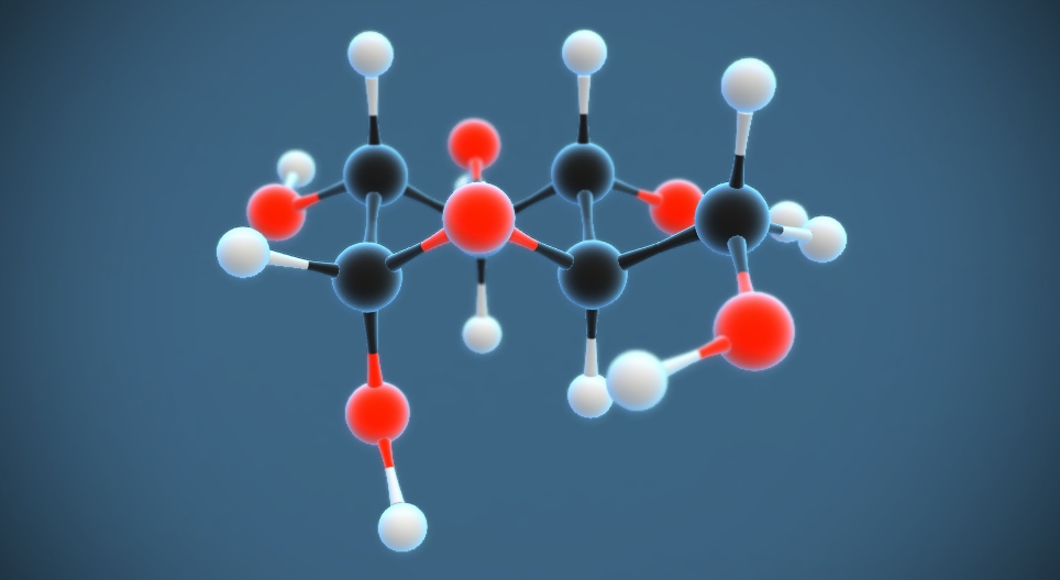 Alpha-D-glucose (C₆H₁₂O₆)