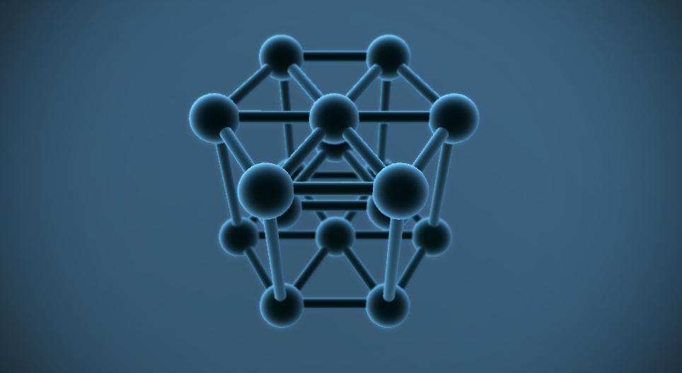 Hexagonal metallic lattice