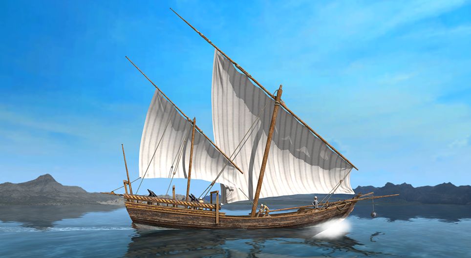 Traditional Arab sailboat (Sambuk)