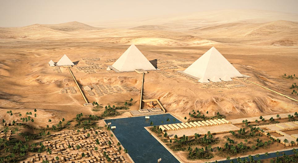 Egyptian Pyramids (Giza, 26th century BC)