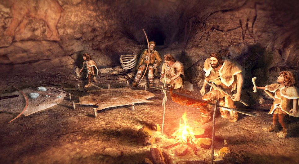 Palaeolithic cave