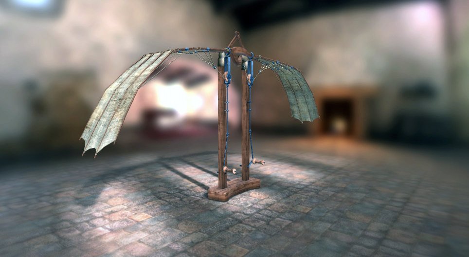 สิ่งประดิษฐ์ของ ลีโอนาร์โด - ปีกเครื่องกล (1493–1495)