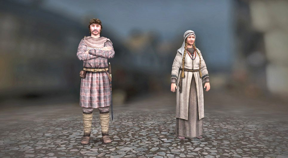 เครื่องแต่งกาย (ยุโรปตะวันตก ช่วงศตวรรษที่ 5–10 )