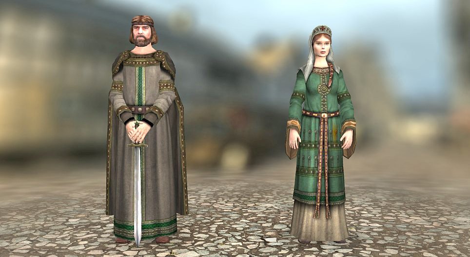 เครื่องแต่งกาย (ยุโรปตะวันตก ในช่วงศตวรรษที่ 10–12 )