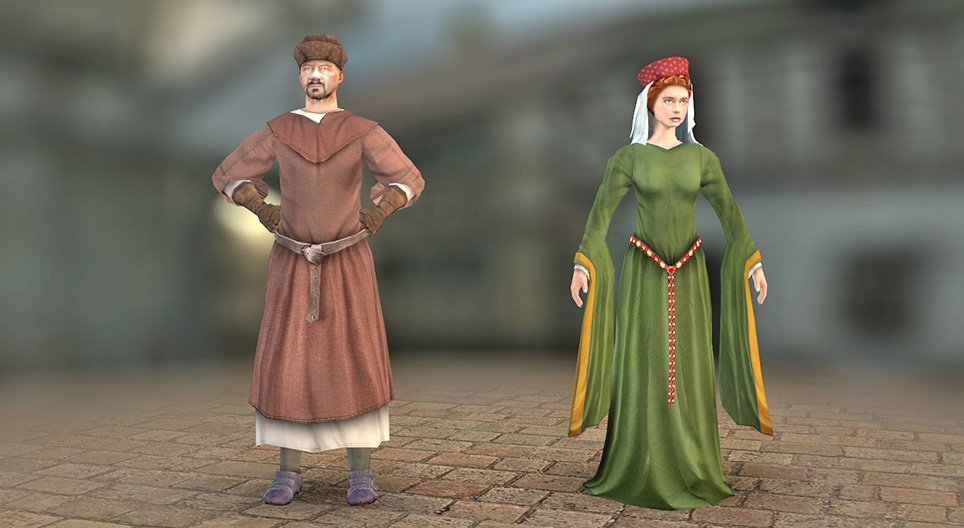 เครื่องแต่งกาย (ยุโรปตะวันตก ในศตวรรษที่ 13 )