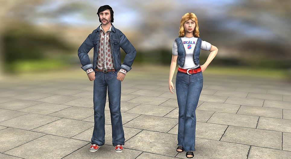 เครื่องแต่งกาย (ยุโรปตะวันตก, ทศวรรษที่ 1980)