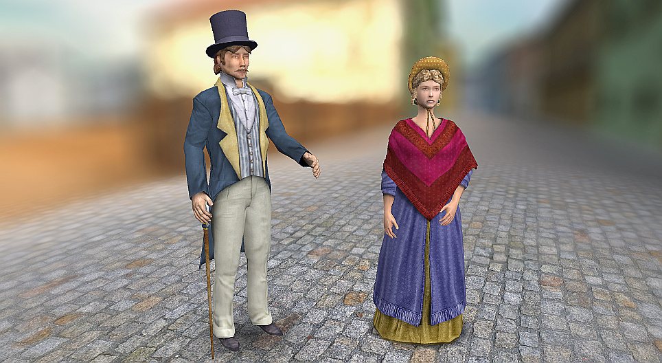 เครื่องแต่งกาย (ยุโรปตะวันตก, ศตวรรษที่ 19)