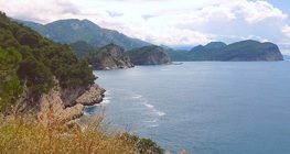 แนวชายฝั่งของมอนเตเนโกร