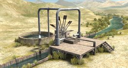 เครื่องสูบน้ำของอาหรับในยุคกลาง (อัล-จาซารี ศตวรรษที่ 13)