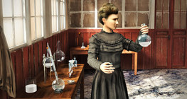 Marie Curie's laboratory